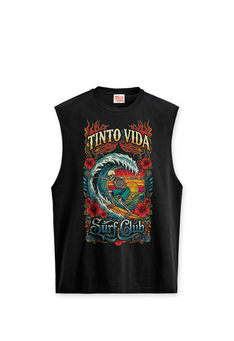 SKELLY SURF - sleeveless